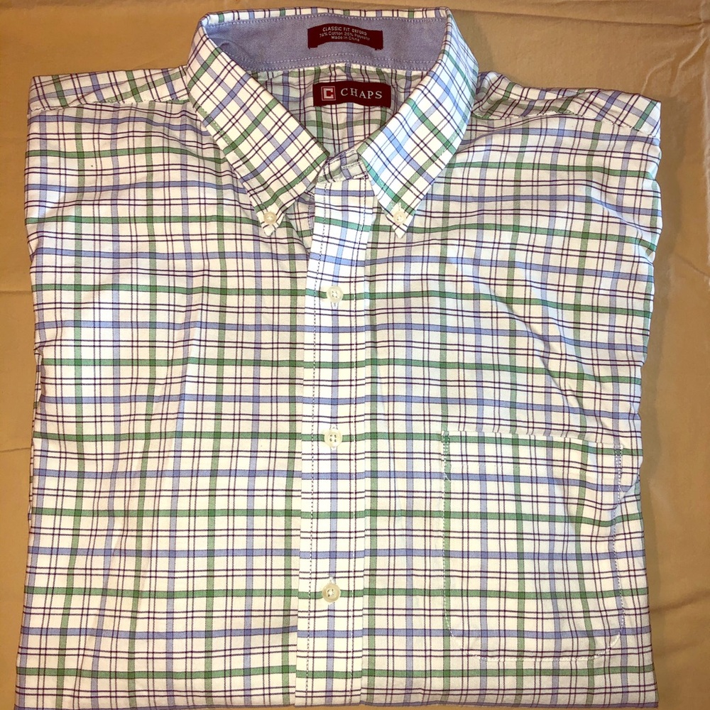 Chaps long sleeve button down shirt